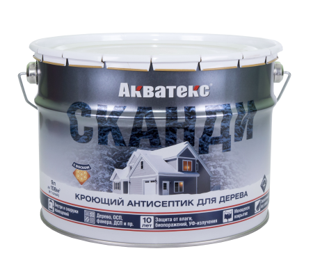 Антисептик Акватекс Сканди декоративный айсберг 9 л